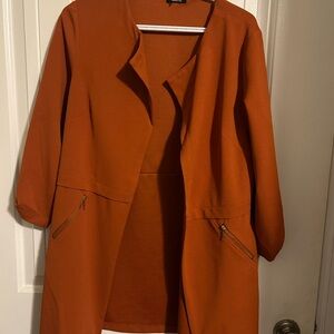 Soho Women's Rust Trench Coat